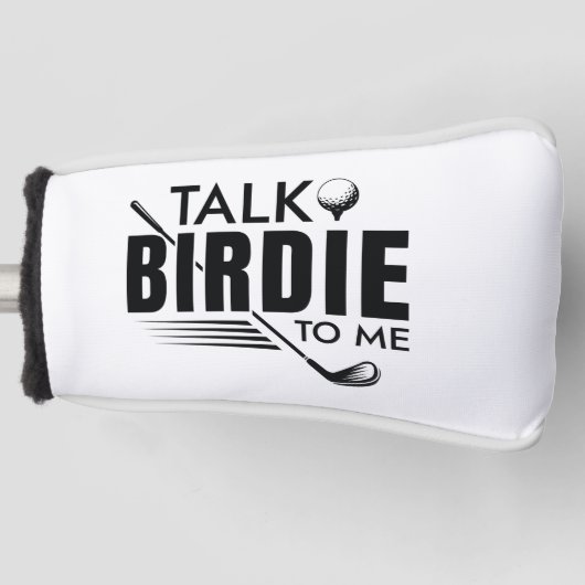 Vertel me Birdie. Golfheadcover (Voorkant)