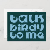 Vertel me Birdy. Briefkaart (Voorkant / Achterkant)