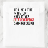 Vertel me een tijd dat het goede jongens waren die rechthoekige sticker (Tas)