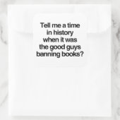 Vertel me een tijd dat het goede jongens waren die vierkante sticker (Tas)