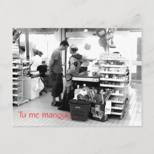 Vertel me manque... briefkaart