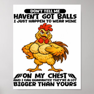 Vertel me niet dat ik het niet heb, ik draag het g poster