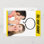 Vertel uw vrienden - Briefkaart (Voorkant / Achterkant)