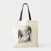 Verteller en curiouser! tote bag (Voorkant)
