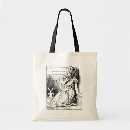 Verteller en curiouser! tote bag (Voorkant)