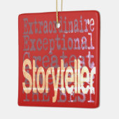 Verteller: Extraordinaire Keramisch Ornament (Links)