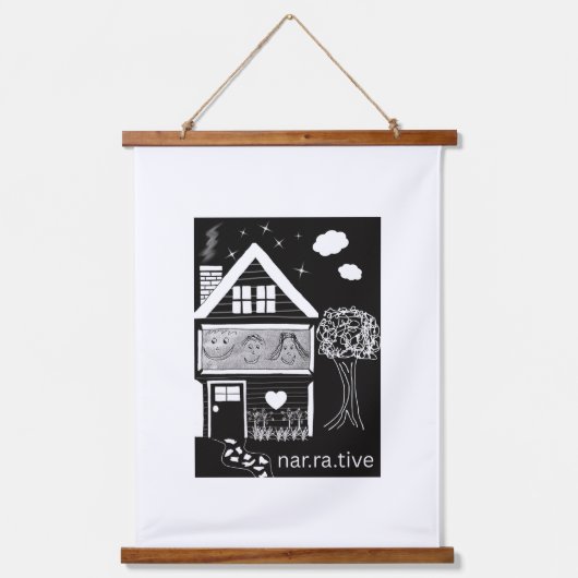 Verteller Hangend Wandkleed (Voorkant)