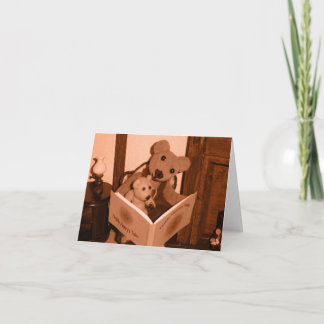 Verteller - notecard kaart