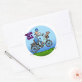 Verteller op een Sticker (Envelop)