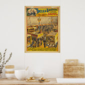 Vertelt Brothers Zoological Marvels Circus Poster (Keuken)
