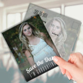 Verticaal Afstuderen Foto opslaan Datum Briefkaart