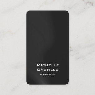 Verticaal artistieke grijze golven Uniek ontwerp Visitekaartje