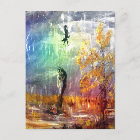 Verticaal Briefkaart "Raindancer" (Voorkant)