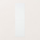 Verticaal Chubby Brush Script Modern Minimalist Visitekaartjes (Binnenkant ongevouwen)