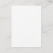 Verticaal Chubby Ultra Thick White Brusscript Visitekaartje (Achterkant)