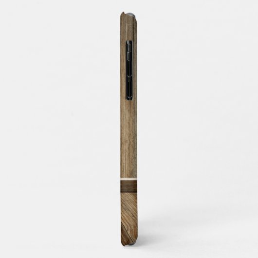 Verticaal en horizontaal houten patroon Case-Mate iPhone case (Achterkant/links)