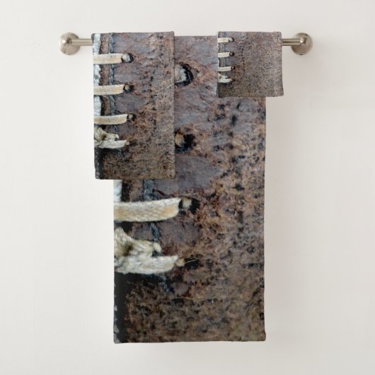 Verticaal football-aansluitingen bad handdoek (Insitu)