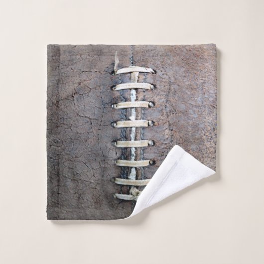 Verticaal football-aansluitingen bad handdoek (Wasdoekje)