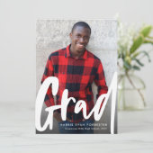 Verticaal foto-afstuderen van Trendy afstudeerder (Staand voorkant)