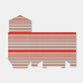 Verticaal gestreepte textuurpatroon in sinaasappel bedankdoosjes (Uitgevouwen)