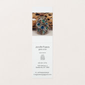 Verticaal gevouwen visitekaartjes (Binnenkant ongevouwen)