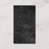 Verticaal grijs professioneel eenvoudig modern mon visitekaartje (Achterkant)