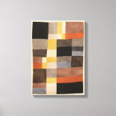 Verticaal-horizontale ritmes | Sophie Taeuber-Arp  Canvas Afdruk (Voorkant)