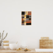 Verticaal-horizontale ritmes | Sophie Taeuber-Arp  Poster (Keuken)