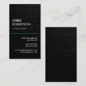 Verticaal houtaffect aantrekkelijk Visitekaartje (Voorkant / Achterkant)