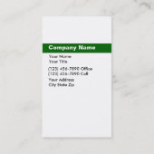 Verticaal landschappelijk gepantserd visitekaartje (Achterkant)