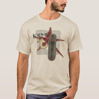 Verticaal - Lange basishoes T-shirt