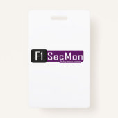 Verticaal, Metalen clip Badge (Achterkant)