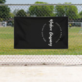 Verticaal modern logo sjabloon op maat bewerkbaar spandoek (Insitu)