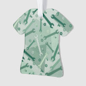 Verticaal moersleutel patroon ornament (voorkant)