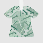 Verticaal moersleutel patroon ornament (achterkant)