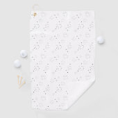 Verticaal ontwerp acht golfhanddoek (Insitu)