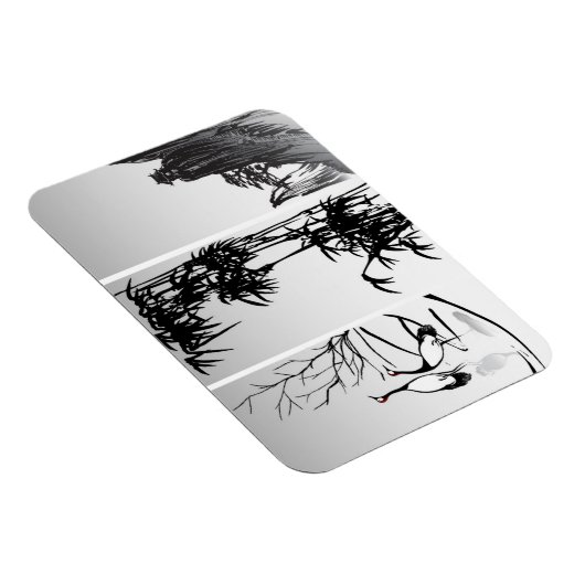 Verticaal Oriental Scroll Magneet (Rechterzijde)