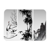 Verticaal Oriental Scroll Magneet (Horizontaal)