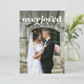 Verticaal overjoed feestdagenkaart (Staand voorkant)