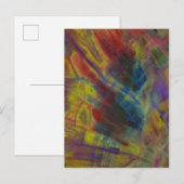 Verticaal Petrified Wood Briefkaart (Voorkant / Achterkant)