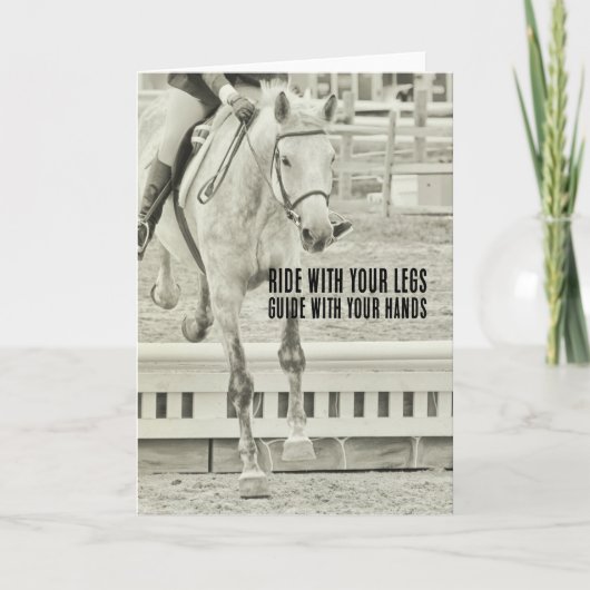 VERTICAAL SPRINGEN 5x7 WENSKAART Kaart (Voorkant)