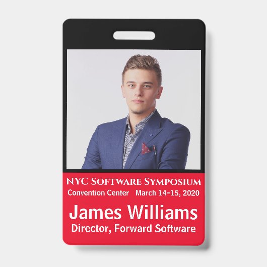 Verticaal symbool: rood, wit, zwart badge (Voorzijde)