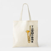 Verticaal trombone tote bag (Achterkant)