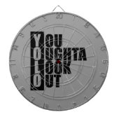 Verticaal vak YOLO Dartbord (Voorkant)