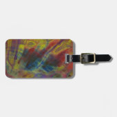 Verticaal verhard hout bagagelabel (Voorkant horizontaal)