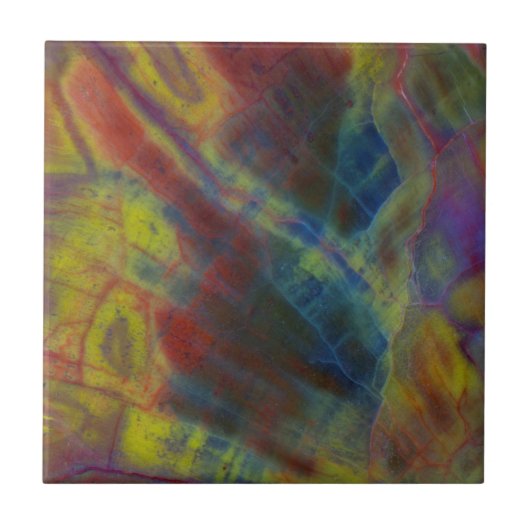 Verticaal verhard hout tegeltje (Voorkant)