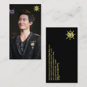 Verticaal visitekaartje (Voorkant / Achterkant)