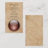 Verticaal Visitekaartje voor acrylvisidee (Voorkant / Achterkant)