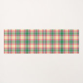 Vertical and horizontal plaid fabric samples  yogamat (Achterkant (horizontaal))