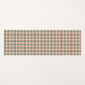 Vertical and horizontal plaid patterns on white  yogamat (Voorkant (horizontaal))
